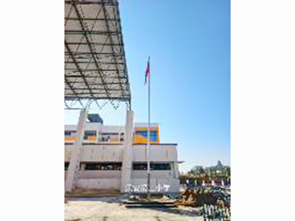 抚州市乐安县第二小学旗杆安装